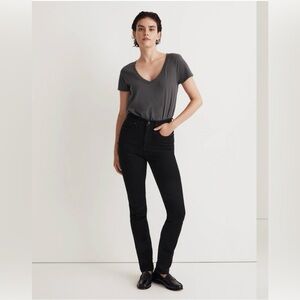 MADEWELL Stovepipe Black Rinse Jeans | 24